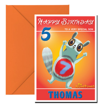 The Numtums 7 Kidshows Birthday Cards The Numtums 7 Kidshows Birthday Cards