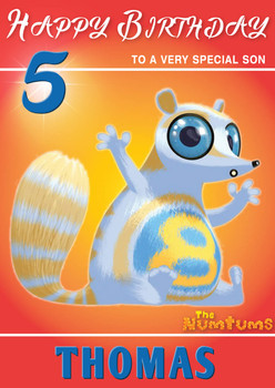 The Numtums 8 Kidshows Birthday Cards The Numtums 8 Kidshows Birthday Cards
