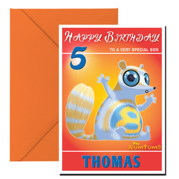 The Numtums 8 Kidshows Birthday Cards The Numtums 8 Kidshows Birthday Cards