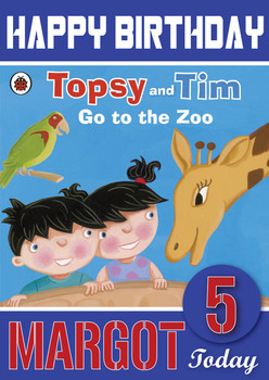Topsy And Tim 11 Kidshows Birthday Card