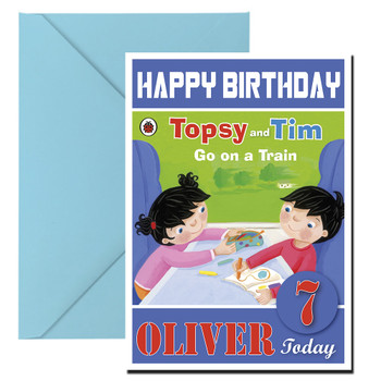Topsy And Tim 7 Kidshows Birthday Card