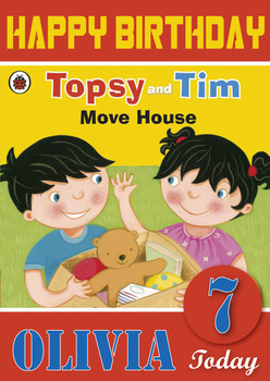 Topsy And Tim 8 Kidshows Birthday Card