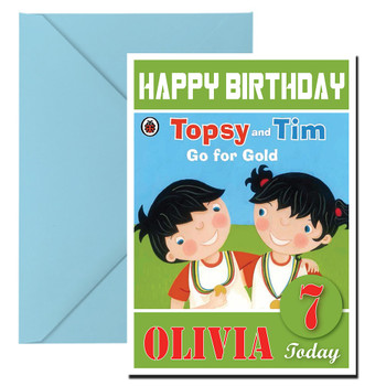 Topsy And Tim 9 Kidshows Birthday Card