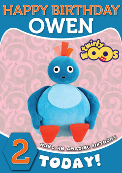 Twirlywoos 3 Kidshows Birthday Card