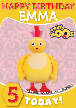 Twirlywoos 4 Kidshows Birthday Card