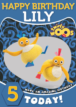 Twirlywoos 7 Kidshows Birthday Card
