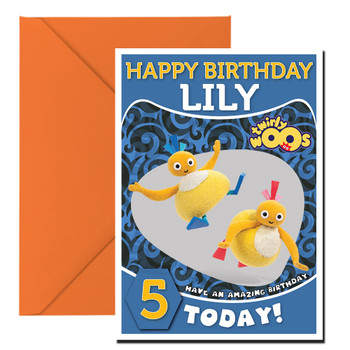 Twirlywoos 7 Kidshows Birthday Card