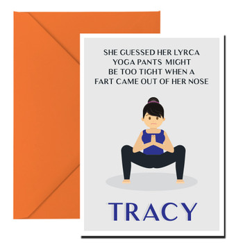 Fart Yoga Birthday Card Fart Yoga Birthday Card