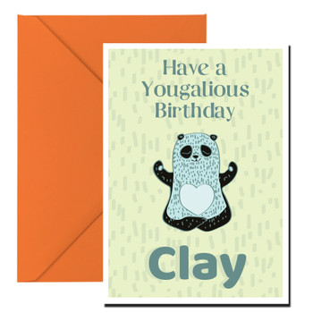 Yogalicious Yoga Birthday Card Yogalicious Yoga Birthday Card