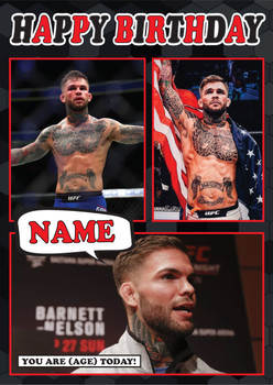 Cody Garbrandt Mc1101 Birthday Card