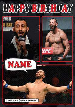 Dominick Reyes Mc1094 Birthday Card Dominick Reyes Mc1094 Birthday Card