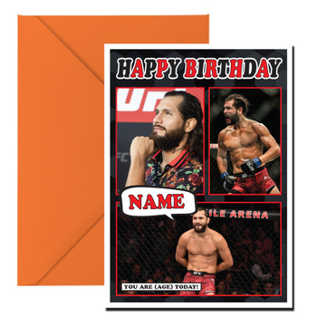 Jorge Masvidal Mc1108 Birthday Card
