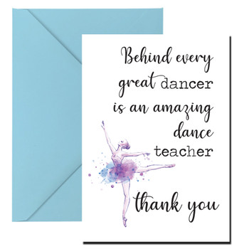 Amazing Dance Teacher Birthday Card Amazing Dance Teacher Birthday Card