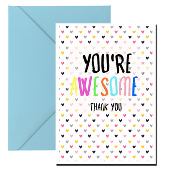 Naughty 354 You're Awesome - Thank You Birthday Card Naughty 354 You're Awesome - Thank You Birthday Card