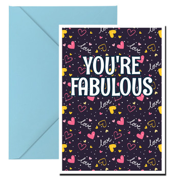 Naughty 357 You're Fabulous Birthday Card Naughty 357 You're Fabulous Birthday Card