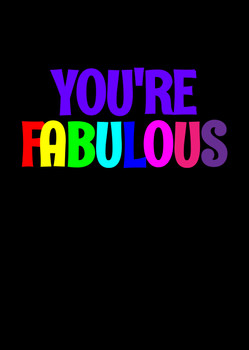 Naughty 357b You're Fabulous Birthday Card Naughty 357b You're Fabulous Birthday Card