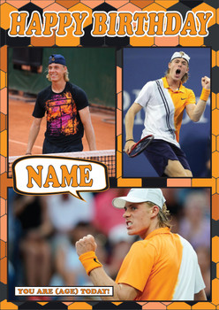 Denis Shapovalov Mc1074 Birthday Card