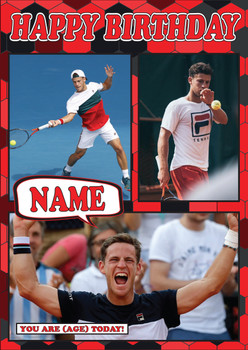 Diego Schwartzman Mc1080 Birthday Card Diego Schwartzman Mc1080 Birthday Card