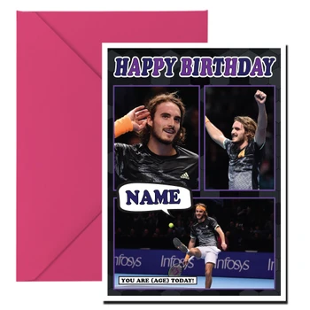 Stefanos Tsitsipas Mc1070 Birthday Card