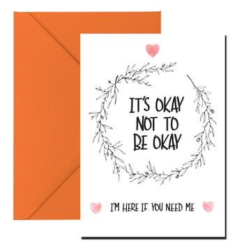 Its Okay Not To Be Okay Birthday Card Its Okay Not To Be Okay Birthday Card