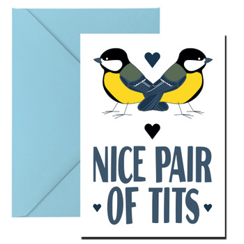 Nice Pair Of Tits Birthday Card