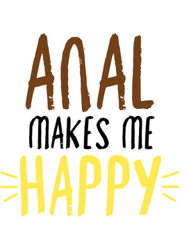 Naughty 12 Anal Makes Me Happy Birthday Card