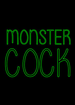 Naughty 212b Monster Cock Birthday Card