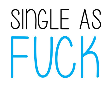 Naughty 241a Single As Fuck Birthday Card Naughty 241a Single As Fuck Birthday Card