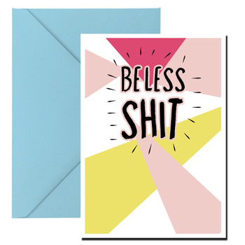 Naughty 28 Be Less Shit Birthday Card Naughty 28 Be Less Shit Birthday Card