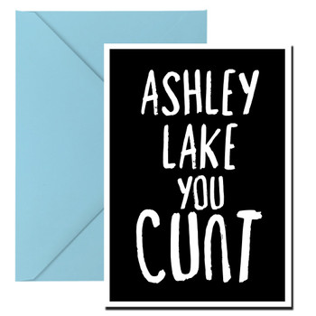 Naughty 3 Name You Cunt Birthday Card Naughty 3 Name You Cunt Birthday Card