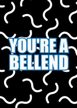 Naughty 339b You're A Bellend Birthday Card