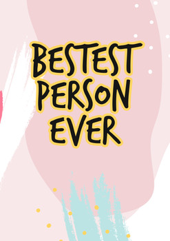 Naughty 43 Bestest Person Ever Birthday Card Naughty 43 Bestest Person Ever Birthday Card