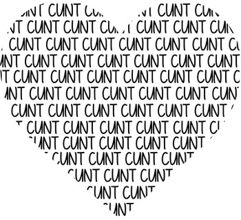 Naughty 430 Cunt Birthday Card