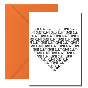 Naughty 430 Cunt Birthday Card
