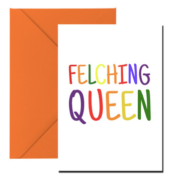 Naughty 434 Fingering Queen Birthday Card