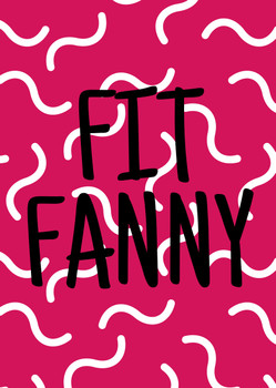 Naughty 436 Fit Fanny Birthday Card Naughty 436 Fit Fanny Birthday Card