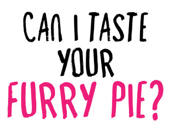 Naughty 55 Can I Taste Your Furry Pie  Birthday Card Naughty 55 Can I Taste Your Furry Pie  Birthday Card