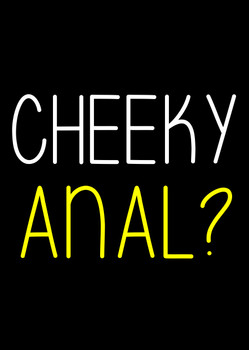 Naughty 61b Cheeky Anal  Birthday Card Naughty 61b Cheeky Anal  Birthday Card