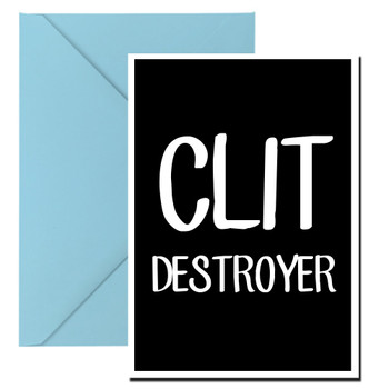 Naughty 65 Clit Destroyer Birthday Card Naughty 65 Clit Destroyer Birthday Card