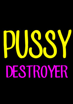 Naughty 65e Pussy Destroyer Birthday Card Naughty 65e Pussy Destroyer Birthday Card
