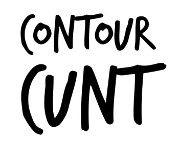 Naughty 69 Contour Cunt Birthday Card