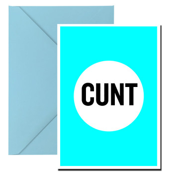 Naughty 71c Cunt Birthday Card Naughty 71c Cunt Birthday Card