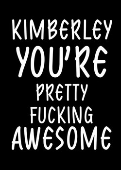 Naughty 7b Name You're Pretty Fucking Awesome Birthday Card