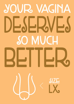 Your Vagina Deserves So Much Better Birthday Card Your Vagina Deserves So Much Better Birthday Card