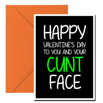 Naughty 123b Happy Valentine's Day To You And Your Cunt Face Birthday Card Naughty 123b Happy Valentine's Day To You And Your Cunt Face Birthday Card