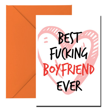 Naughty 34 Best Fucking Boyfriend Ever Birthday Card Naughty 34 Best Fucking Boyfriend Ever Birthday Card