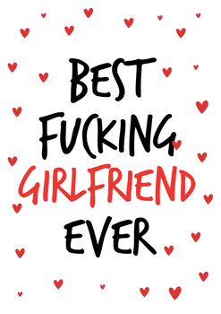Naughty 36 Best Fucking Girlfriend Ever Birthday Card Naughty 36 Best Fucking Girlfriend Ever Birthday Card