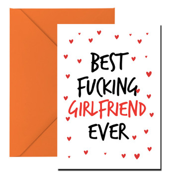 Naughty 36 Best Fucking Girlfriend Ever Birthday Card Naughty 36 Best Fucking Girlfriend Ever Birthday Card