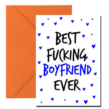 Naughty 36a Best Fucking Boyfriend Ever Birthday Card Naughty 36a Best Fucking Boyfriend Ever Birthday Card