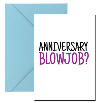 Naughty 414 Anniversary Blowjob Birthday Card Naughty 414 Anniversary Blowjob Birthday Card